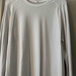 Lululemon Metal Tech Vent Long Sleeve White Large Great condition!